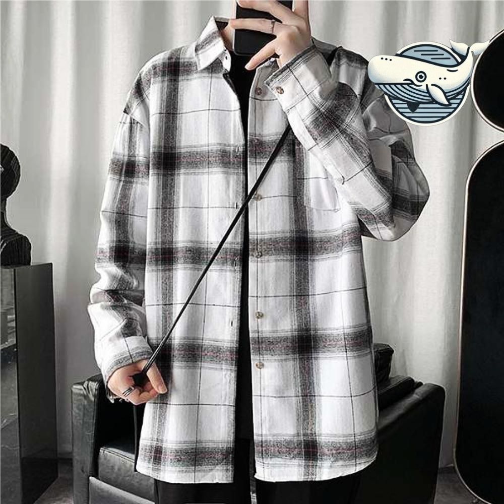 캐주얼 체크남방 슬림핏 남성 셔츠 데일리