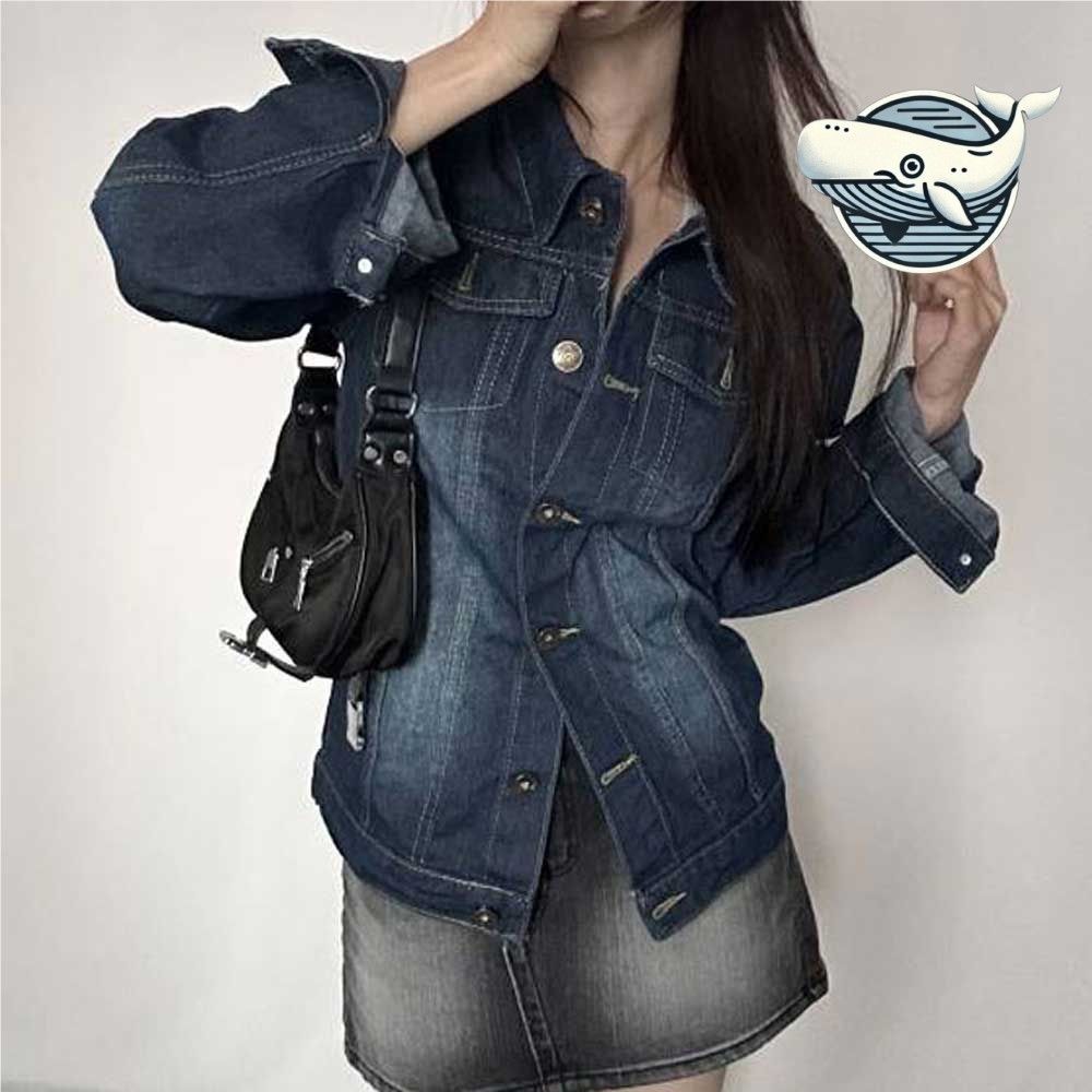 가을 여행 필수 간절기 데님 자켓 기본 청자켓