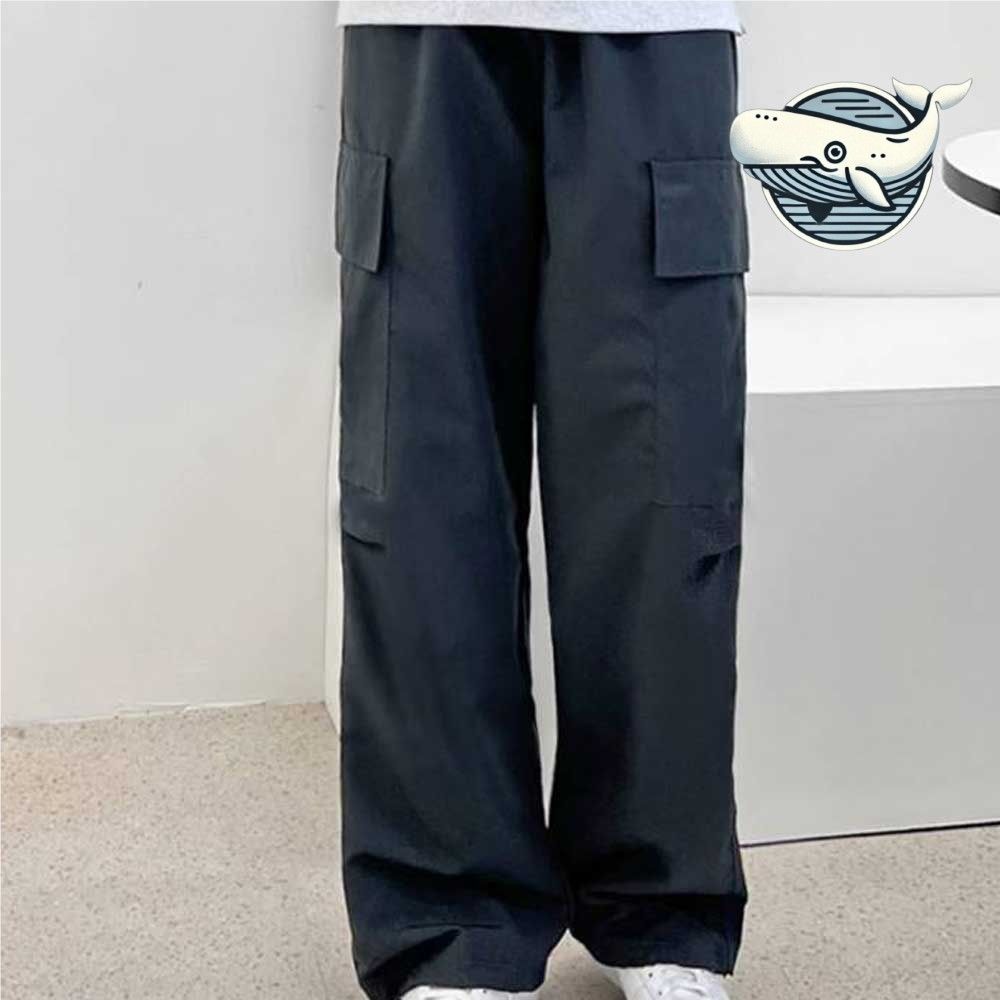 편안한 낙낙 카고 팬츠 남성용 슬랙스 일상용