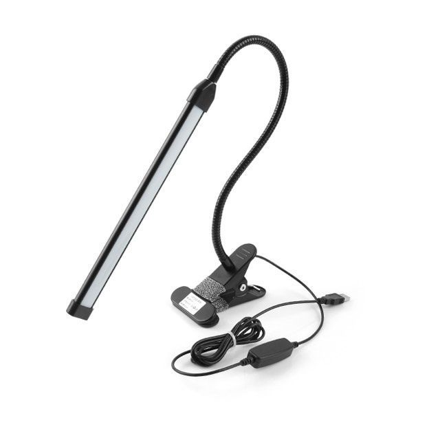 USB 램프 LED바 클립고정 Black 18cm 밝기 색상 조절