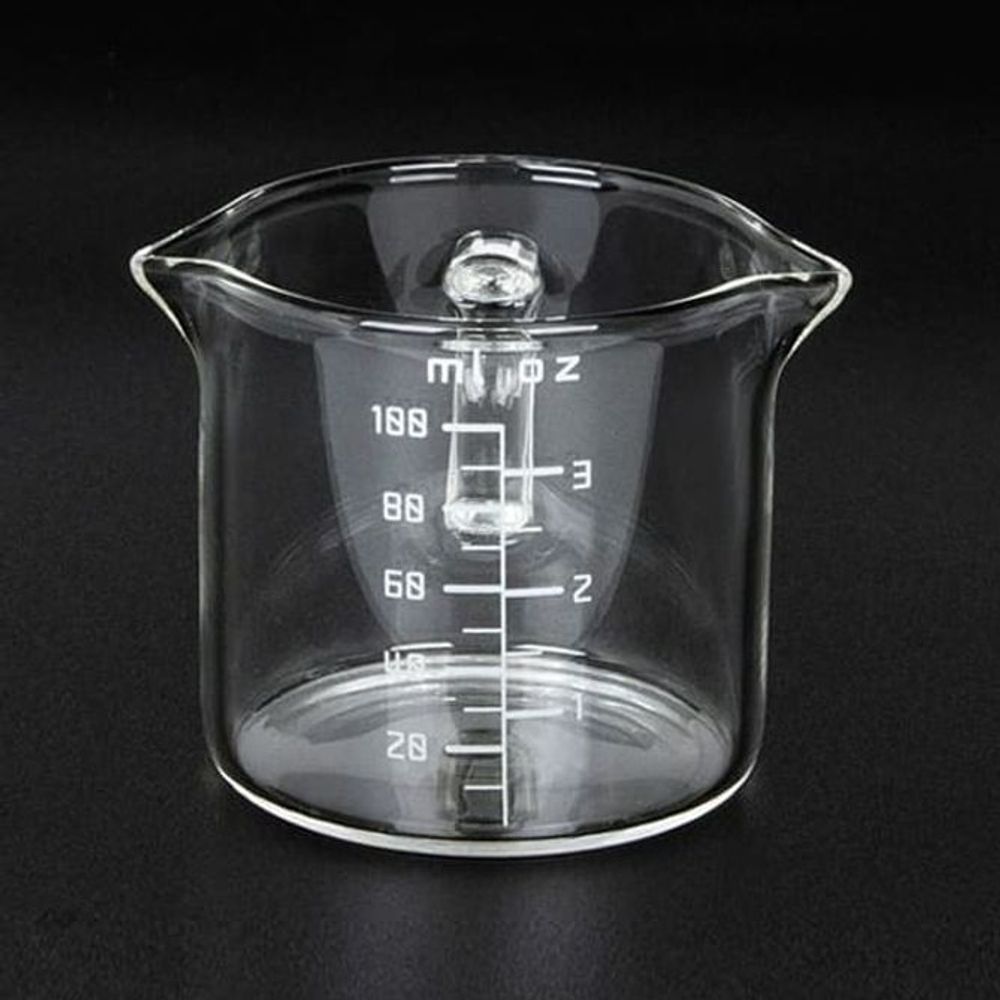 마카 계량컵 샷잔 비커컵 용량컵 유리컵 100ml 4P