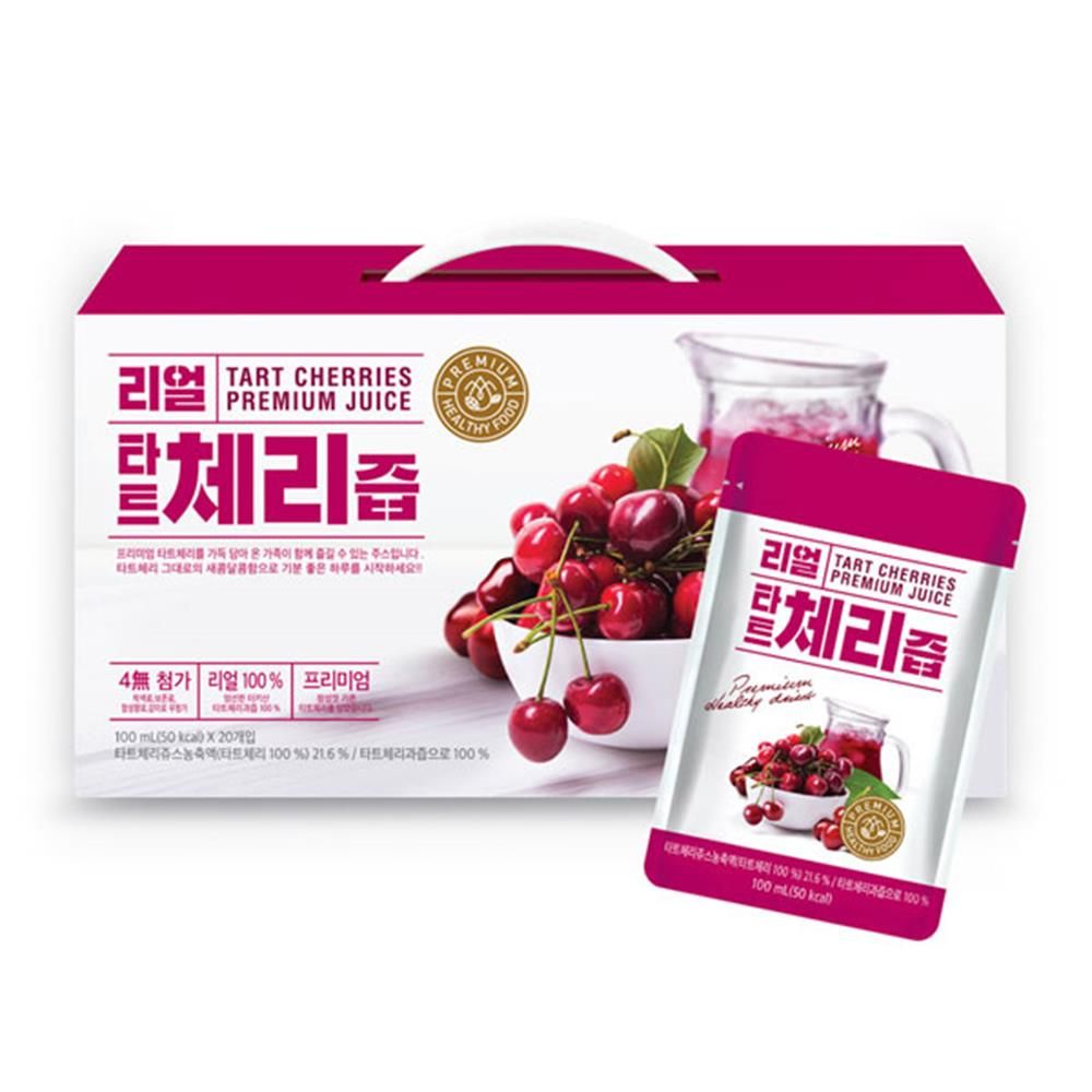 갱년기 불면증으로 고생하면? 비타민마을 리얼타츠체리즙100