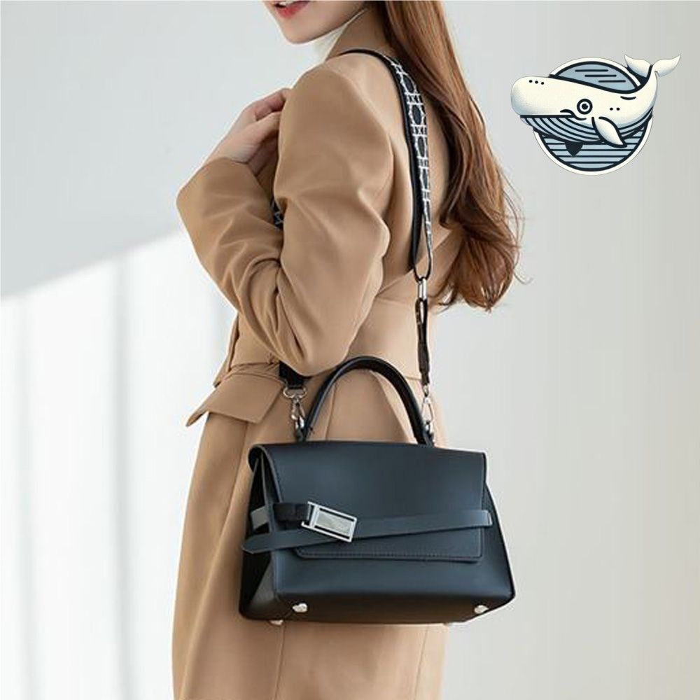 모던 기하학 스타일 여성 숄더백 직장인 정장룩