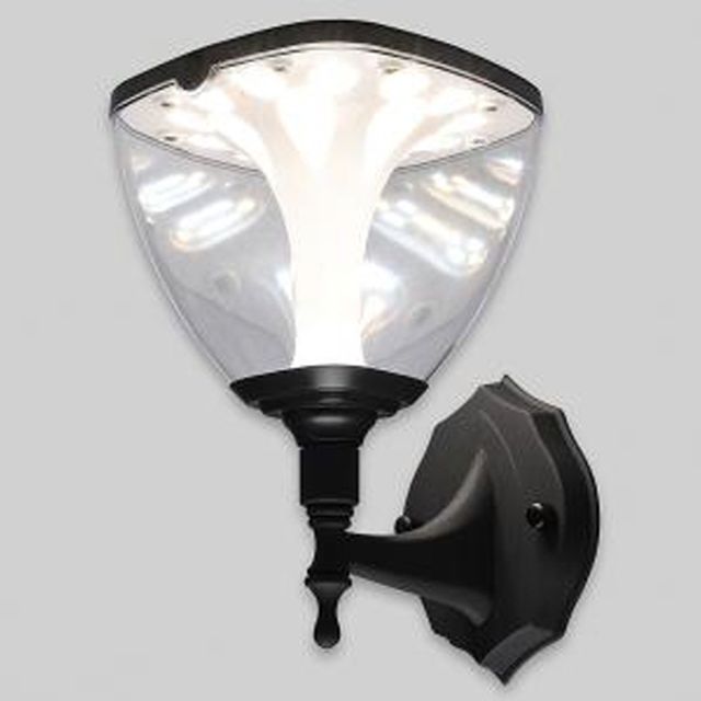 비츠온 태양광 LED 벽등 하만 190x165xH245 블랙 3색