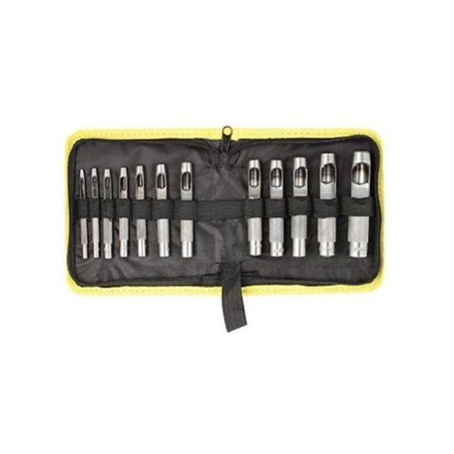50184 환펀치세트 15pcs 3-25mm 작업 공구 펀칭기