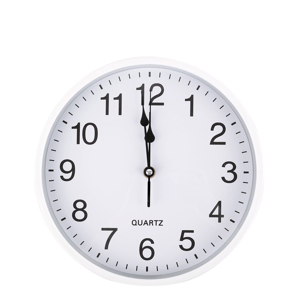 인테리어 쿼츠 벽시계 / 벽걸이 시계 / White LCID256