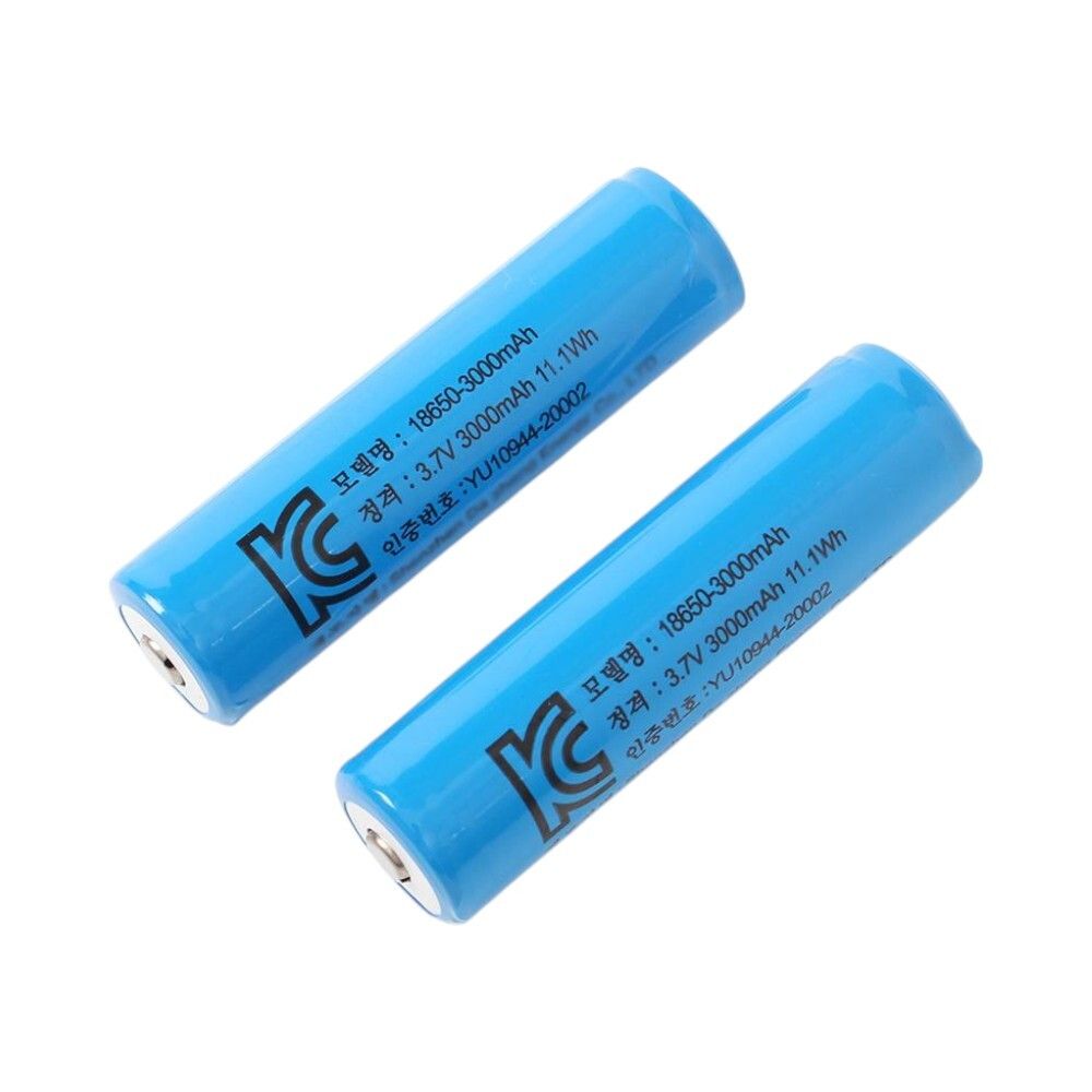 3000mAh 18650 리튬이온 배터리 (2p 스몰캡) JT04
