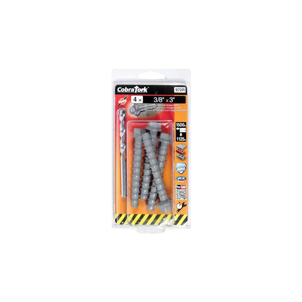 콘크리트 앙카 4개입 토크 - 972r 9x75mm 목재