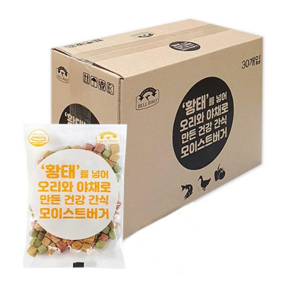 박스) 황태 용품 벨버드 애완 30개입) 강아지 오리 간