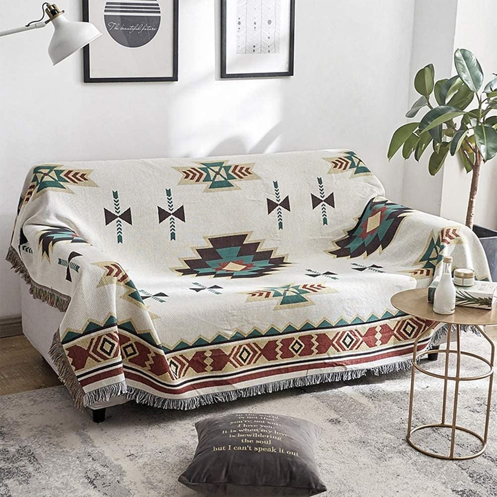 노르딕 소파커버 에스닉 쇼파덮개 블랭킷 230 340