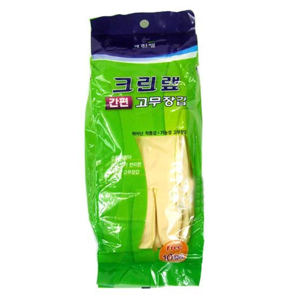 설겆이 간편 고무장갑 설겆이용품 10켤레 부드러운 김