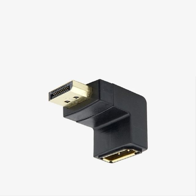 디스플레이포트 연장젠더 하향꺾임 꺽임 DisplayPort