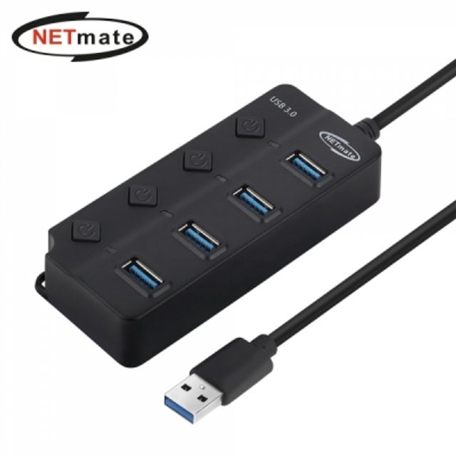 강원전자 넷메이트 NM-UBA306 USB3.0 4포트 허브 (