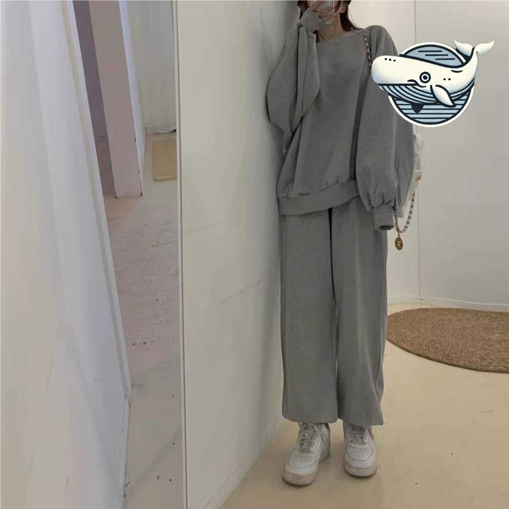 편안한 스포티 캐주얼 세트 조거팬츠 루즈핏