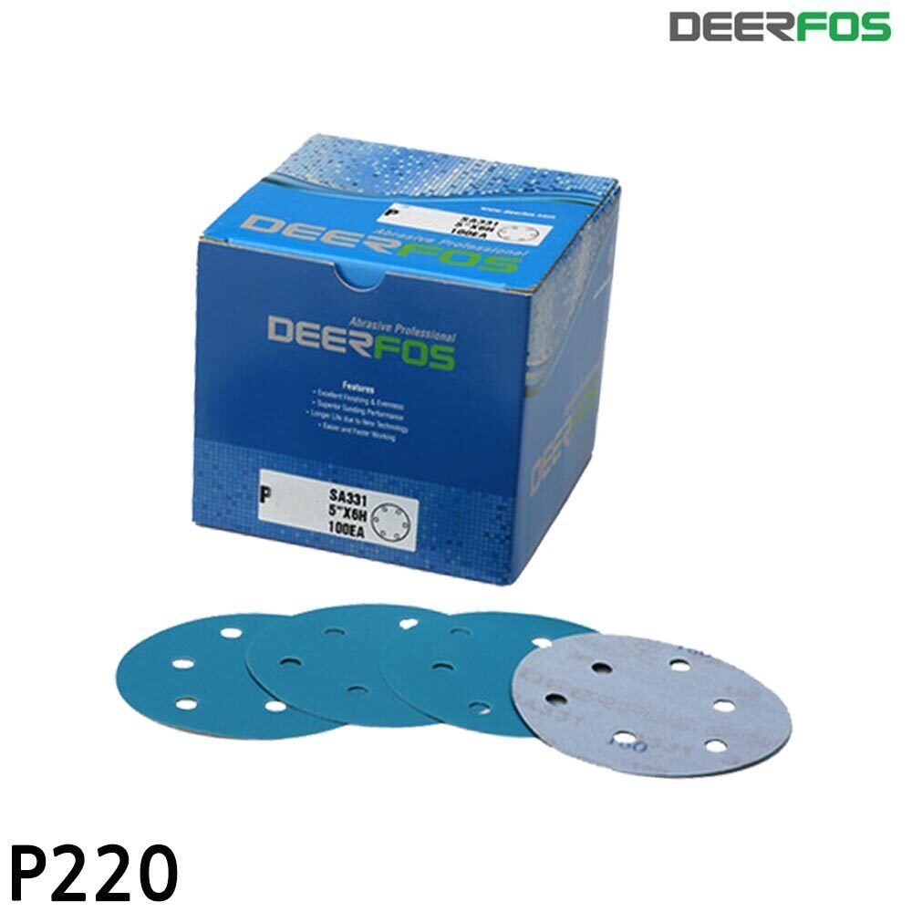 디어포스 SA331 127mm 원형 필름페파 100매 220방