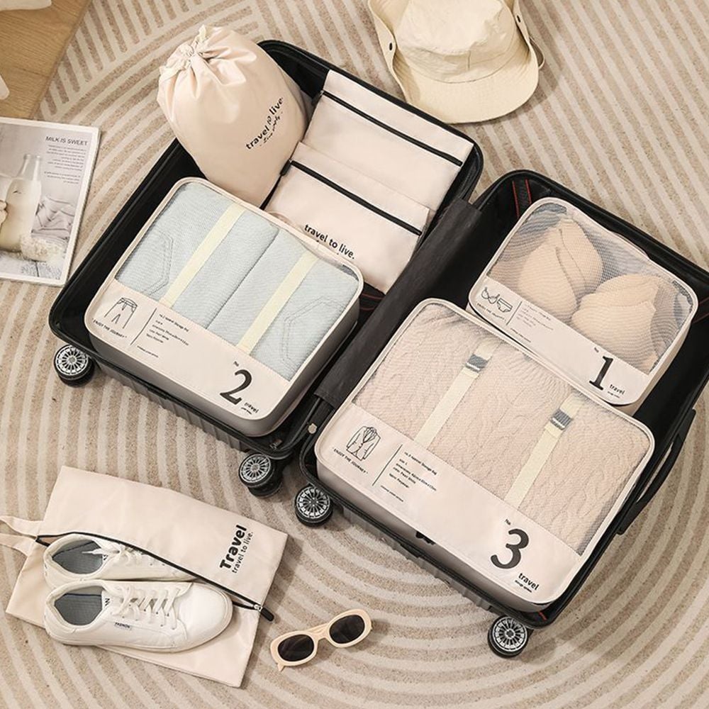 트래블 포켓 여행용파우치 7종세트 캐리어 압축파우치
