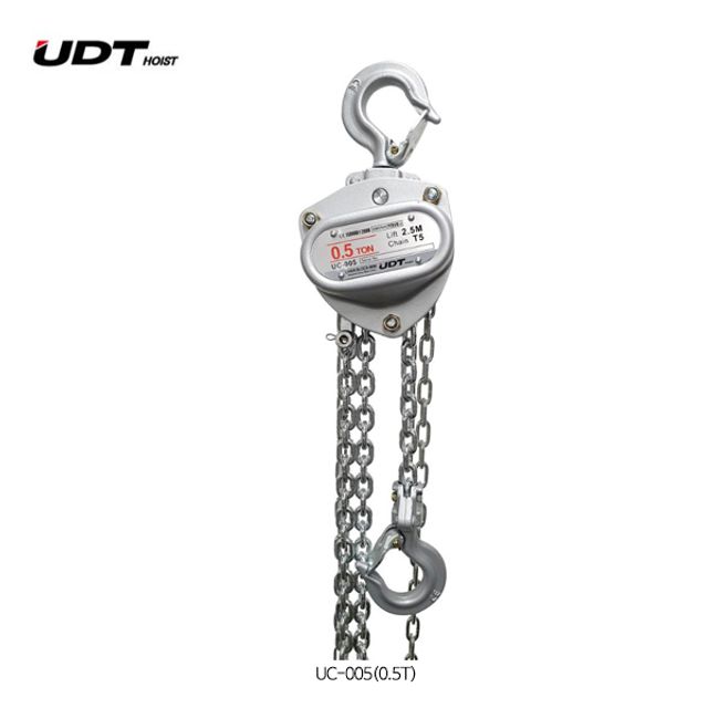 UDT UC-005 체인블록 도르레 호이스트 0.5t