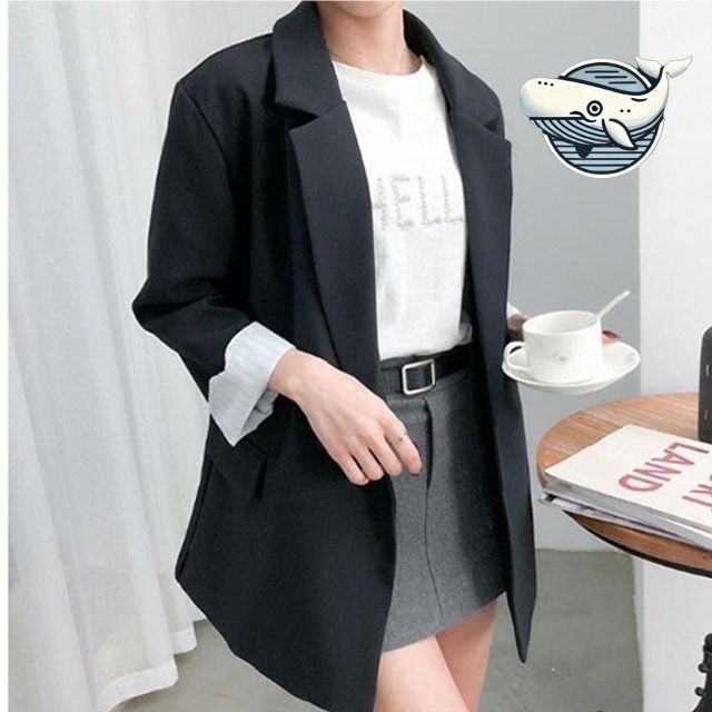 세련된 오버핏 여성 자켓 캐주얼 데일리룩 필수