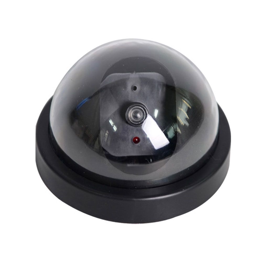 아이티알,NE 간단 설치 돔형 블랙 보급형 모형 감시 카메라 CCTV