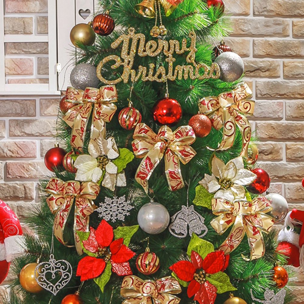 아이티알,NU 골드 레드 장식세트(150cm트리용) 크리스마스