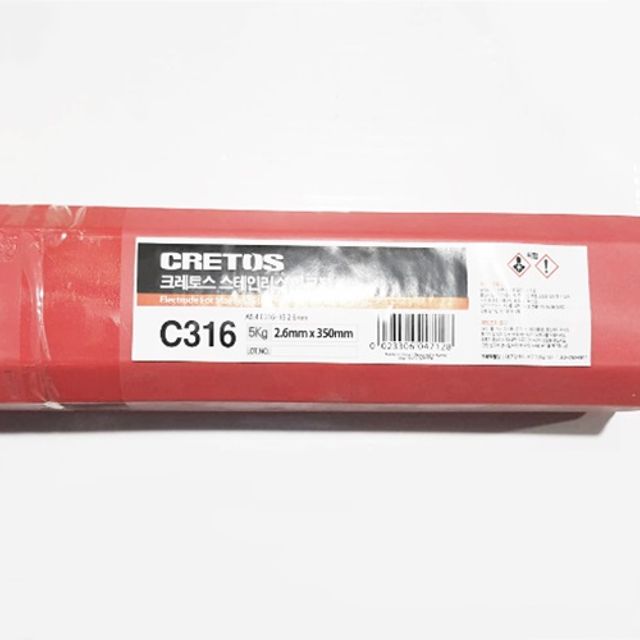 CRETOS 용접봉 피복아크봉(스텐) C316 (3.2mm) C316