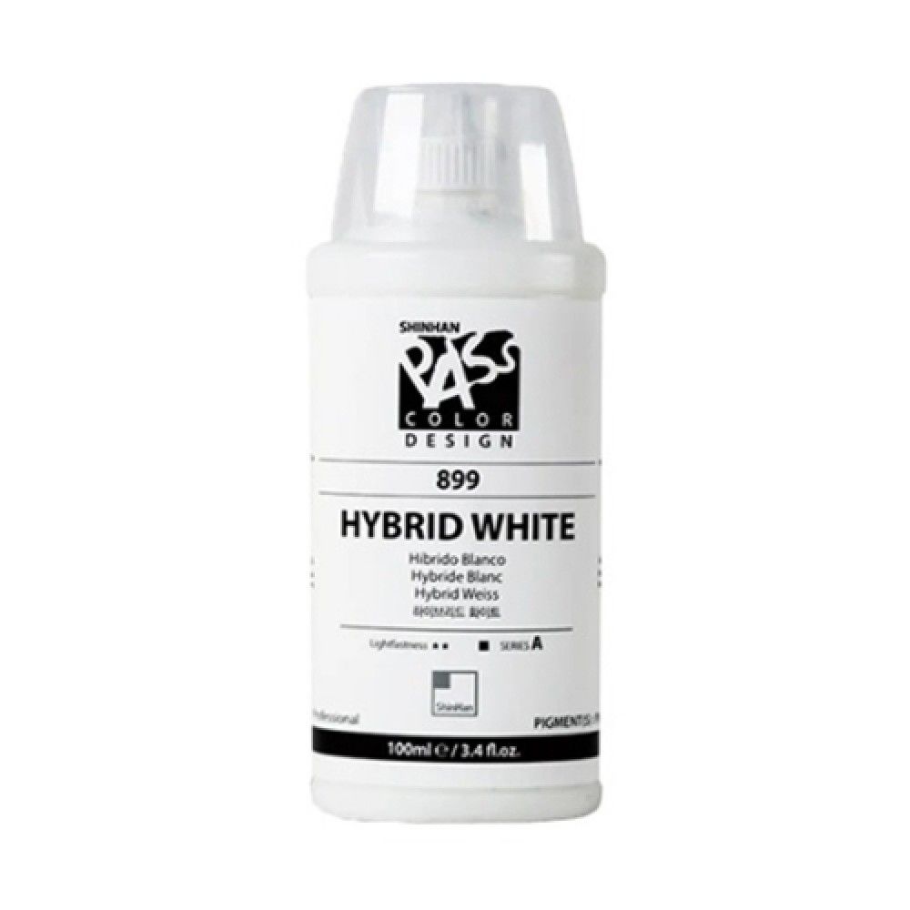 신한 패스컬러 낱색 100ML 하이브리드 흰색 899