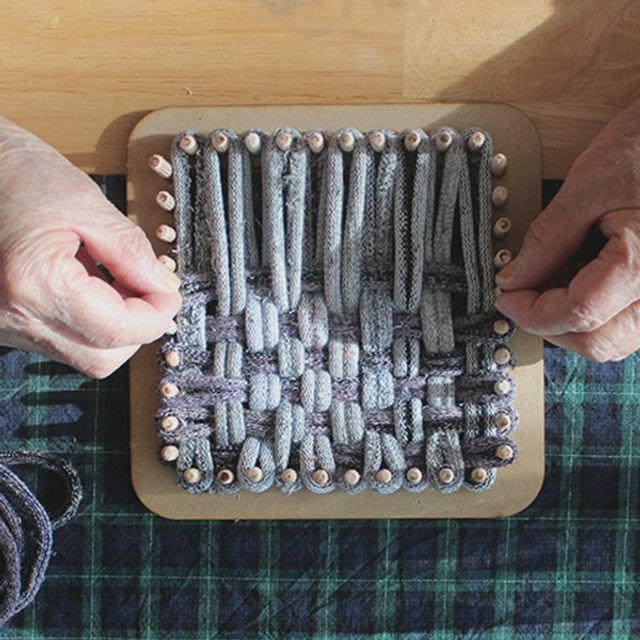 HAGT 양말목 공예 DIY 키트 SET/직조틀 제공 양말공예