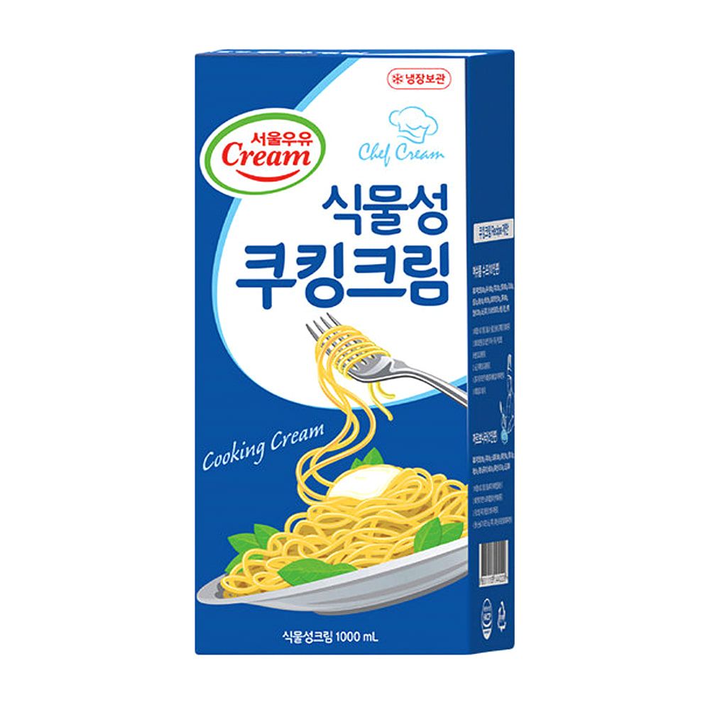 서울우유 식물성 쿠킹크림 냉장 1L