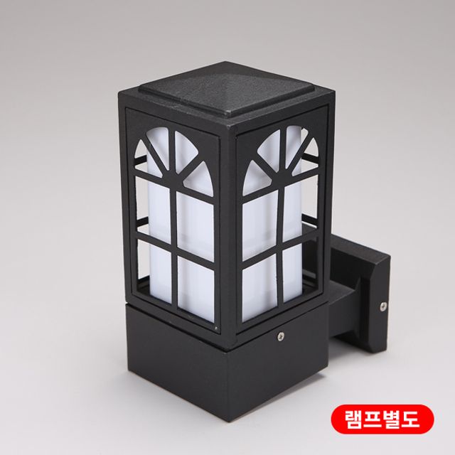 문주등 사각 윈도우 100x100xH210(블랙) 벽부