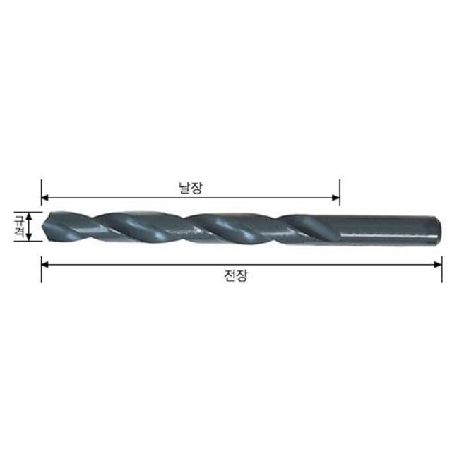 스트레이트드릴(태화) 8.9mm 89mm 124mm SKH51(M2)