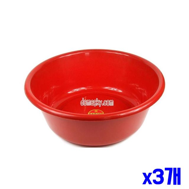 54.7x21cm 세숫대야 다라 x3개 화장실대야 목욕대야