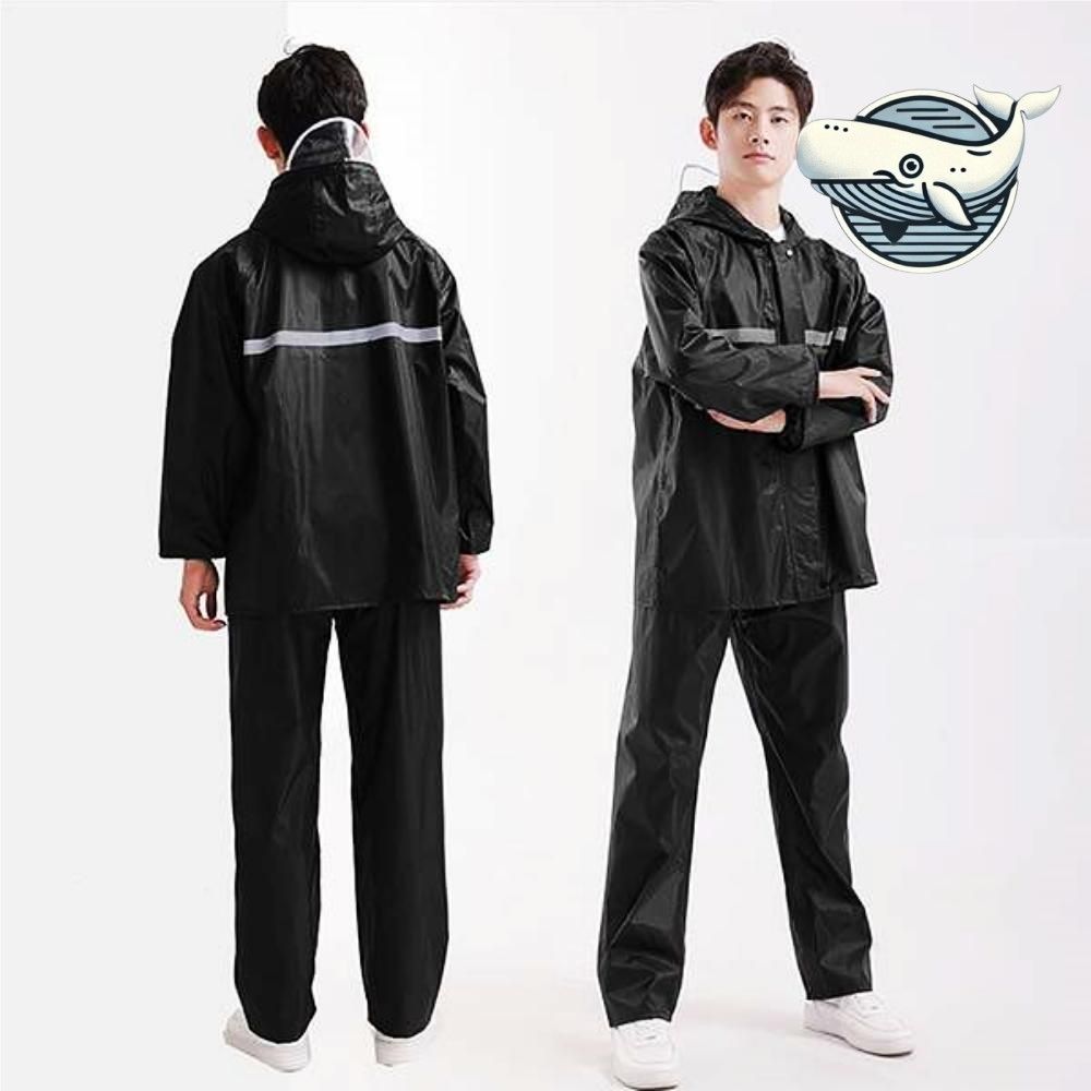야외 캠핑 레인수트 남성 작업복 방수 의류
