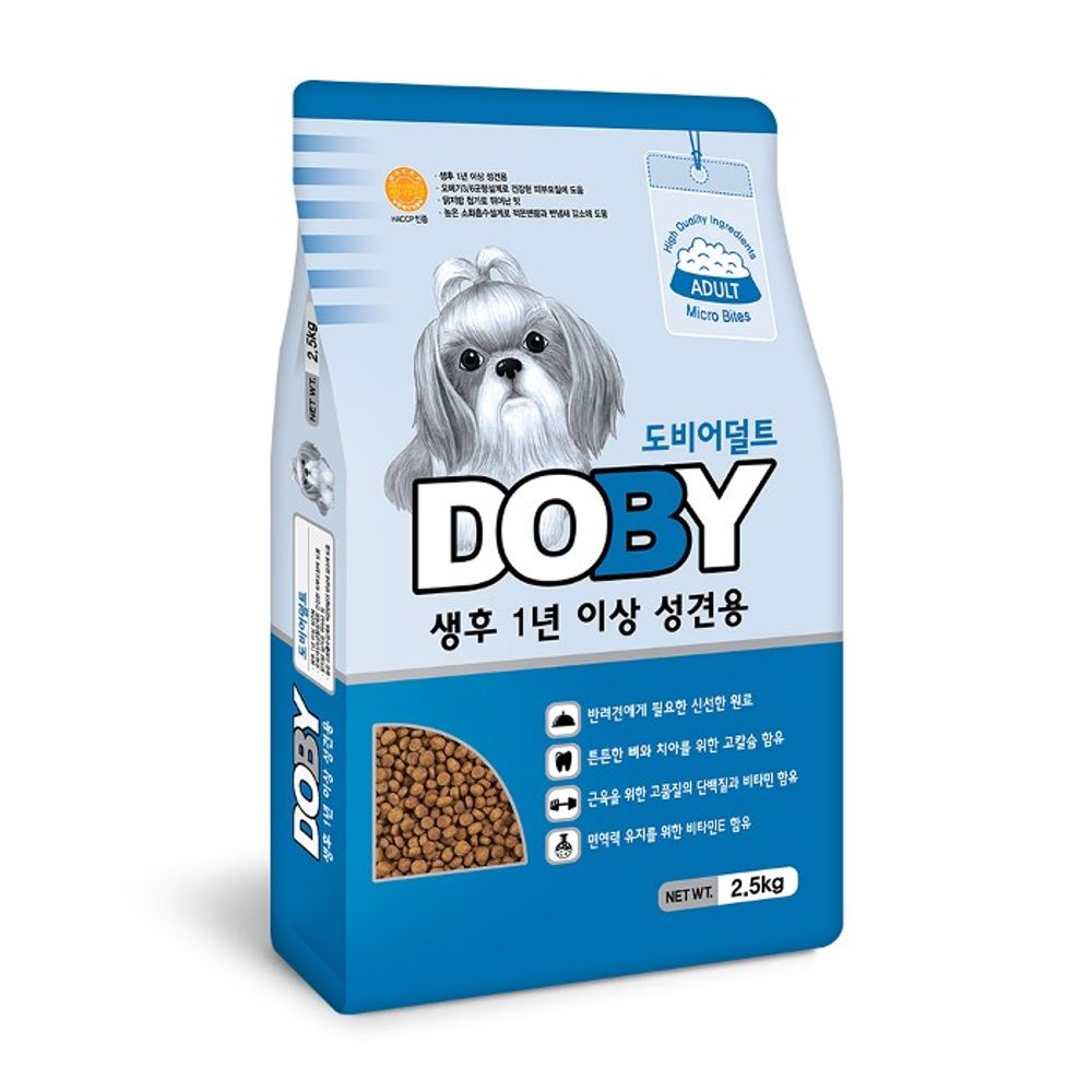 강아지사료 애견사료 영양사료 도비어덜트 2.5kg