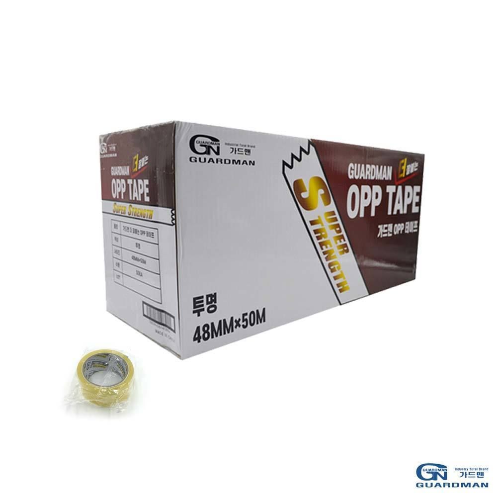 가드맨 OPP 테이프 48mm x 50M 50개입 투명