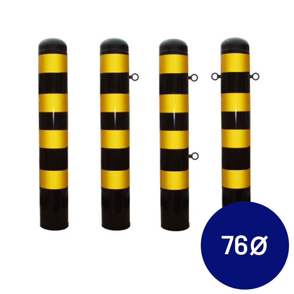 철제 일자형 볼라드 매립식 76파이xH1200x1.4T
