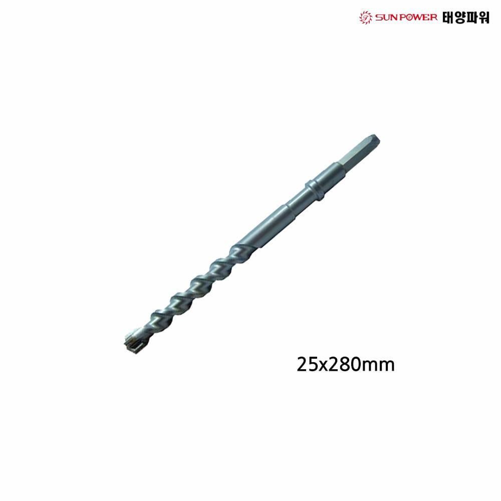 파워 육각햄머드릴비트 4날 25x280mm
