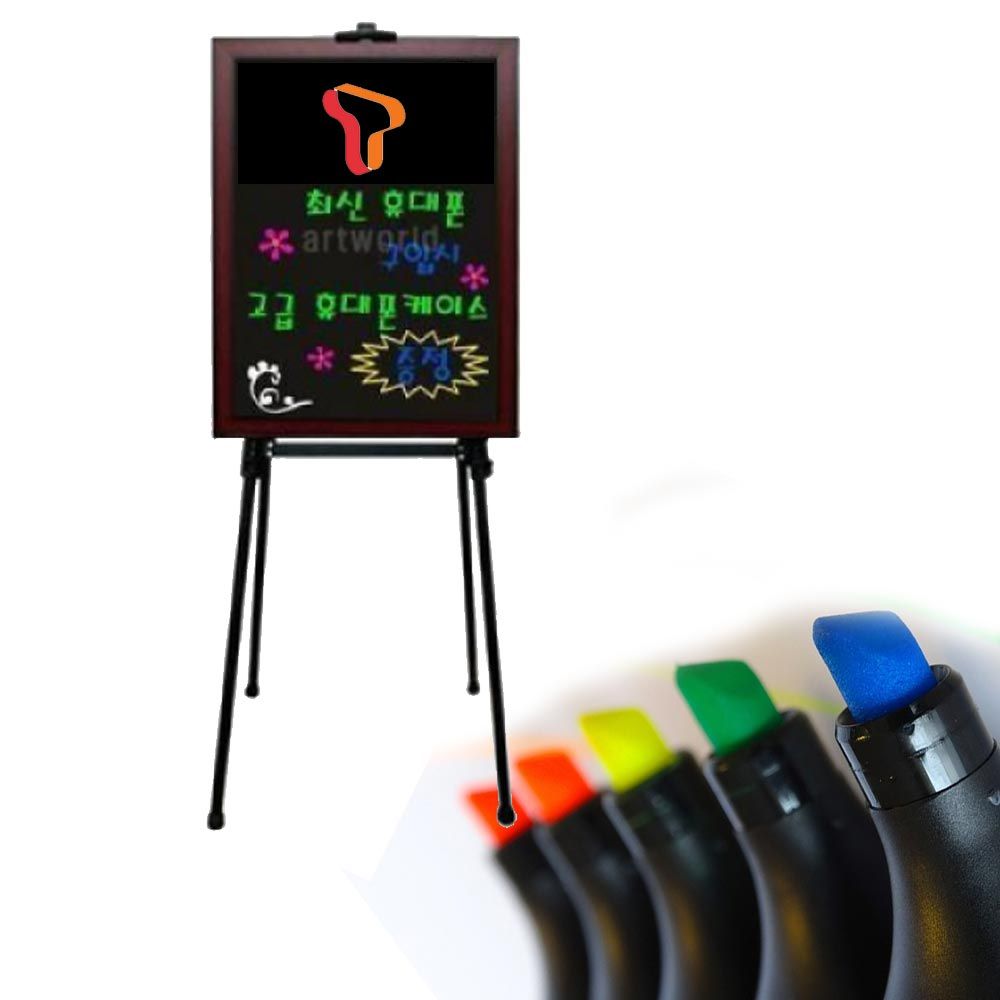 매장 메뉴판 블랙보드 카페 입간판 흑 찰판 펜증정
