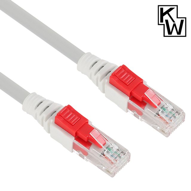 KW KW610A CAT.6A STP 기가비트 보안 랜 케이블 10m