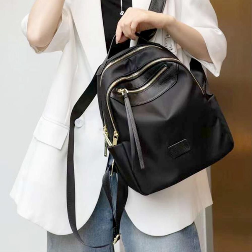천연 소가죽 직장인 여성 데일리 백팩 배낭