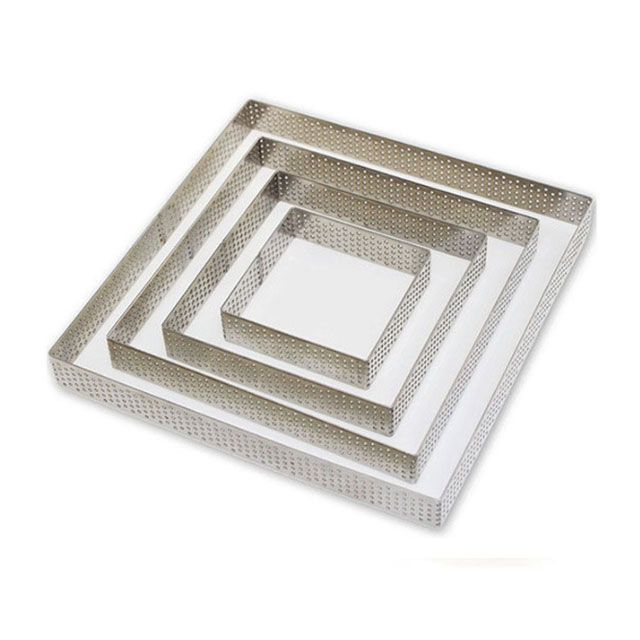 쿠킹의정석 무스링 타공 사각틀(10cm) 1개