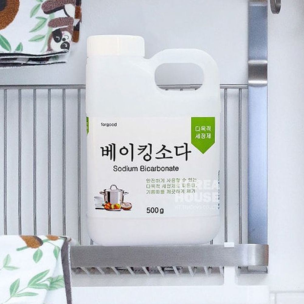 베이킹소다 용기 500g 4P 찌든때 설거지 과일세척