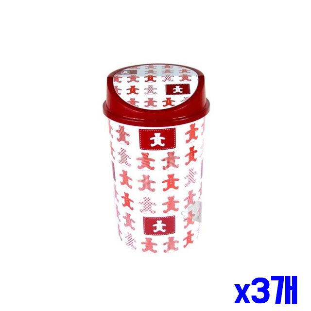 휴지통 스윙 뚜껑형 대 x3개 가정용휴지통 생활용품