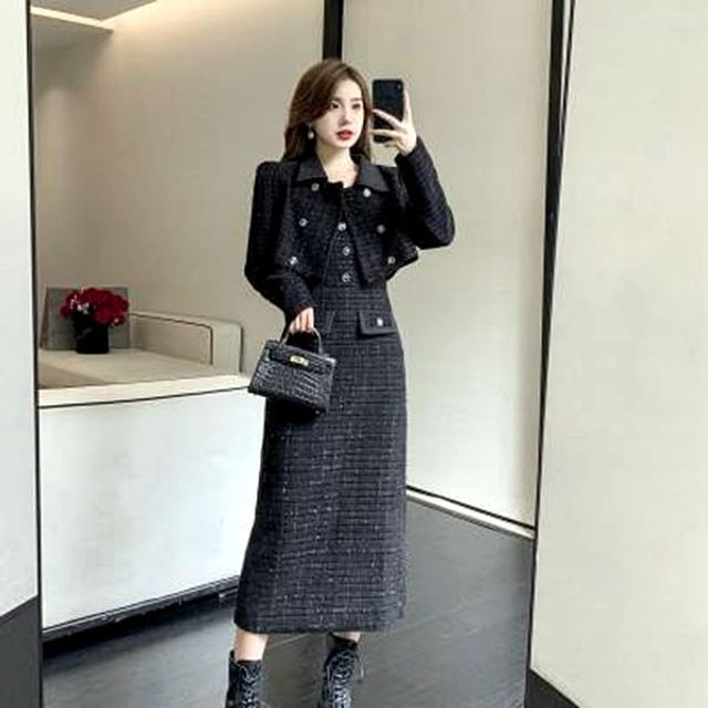 모던 세트 URS1890434 빅사이즈원피스 데님원피스 바