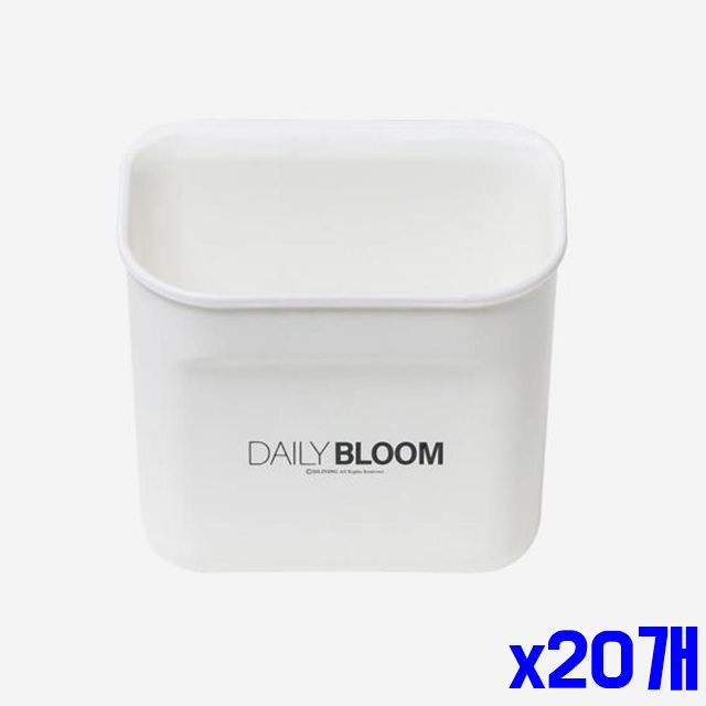 욕실수납 흡착식 다용도 물빠짐 소 수납통 x20개 흡착