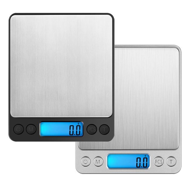 디지털 전자 주방 베이킹 계량 저울 LUAZ-1KG (실버)