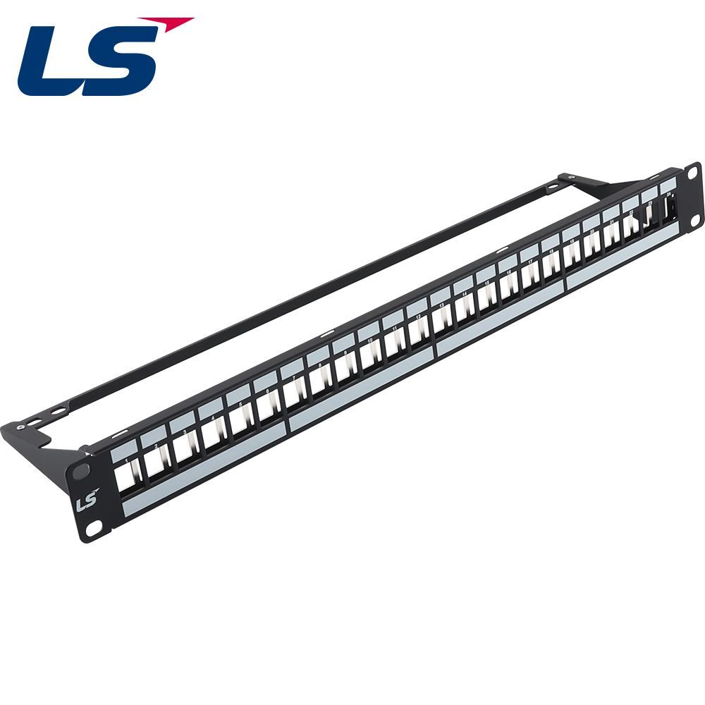 LS-PP-24P-E-LWM 24포트 키스톤잭 마운팅 판넬 1U