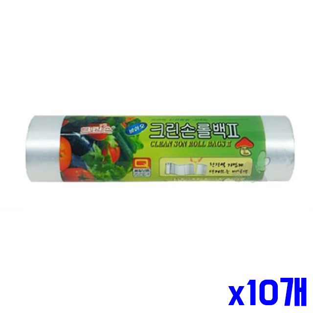 롤타입 26x35 170매 일회용비닐롤백 비닐백 x10개 롤