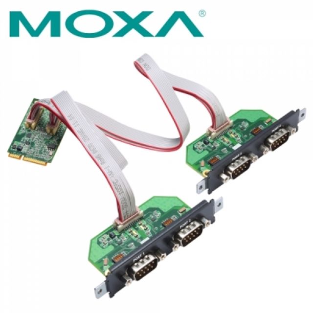 MOXA CP-114N-T Mini PCI Express 4포트 RS232/422/