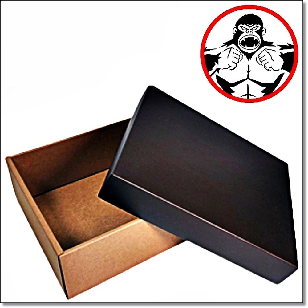 럭키 선물박스 블랙조립박스 285x180x100mm 1묶음10장