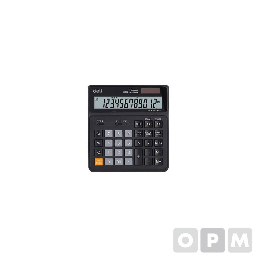 계산기 EM01020BK 블랙(규격-150x160mm 12자리)